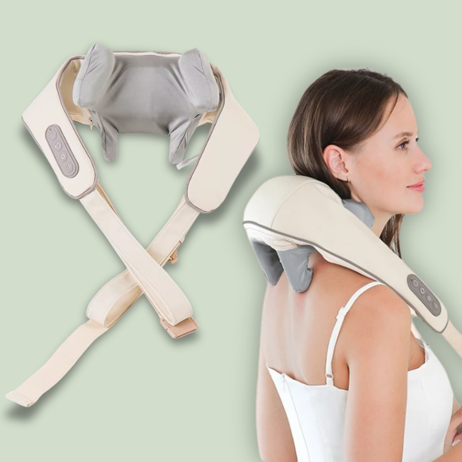ThermaRelief™ — Deep Tissue Neck & Shoulder Massager with Heat - Sovari